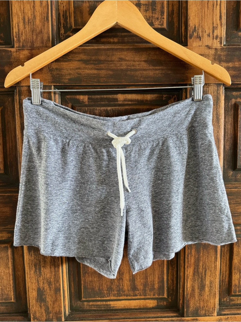 MONROW•TEXTURED TRI-BLEND VINTAGE SHORT•GRANITE•SIZE S - Picture 6 of 12